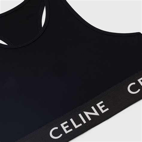 celine technical jersey bra top|CELINE sports bra in TECHNICAL JERSEY .